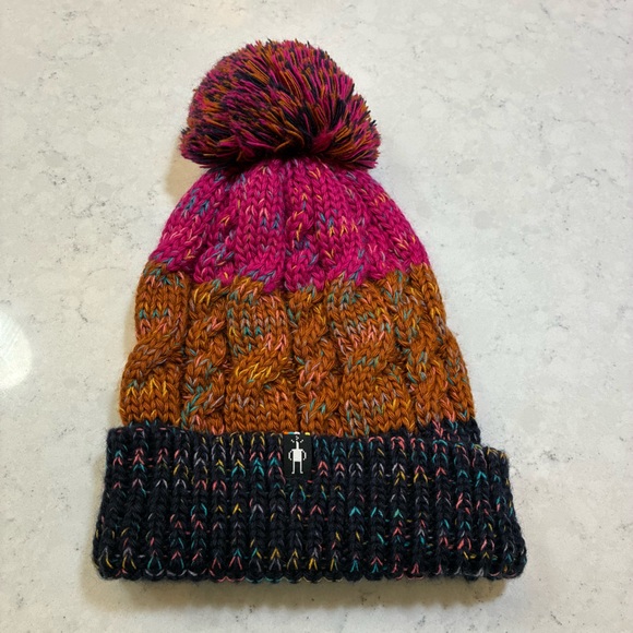 Smartwool Isto Retro Pom Hat Knit Beanie - Picture 1 of 3